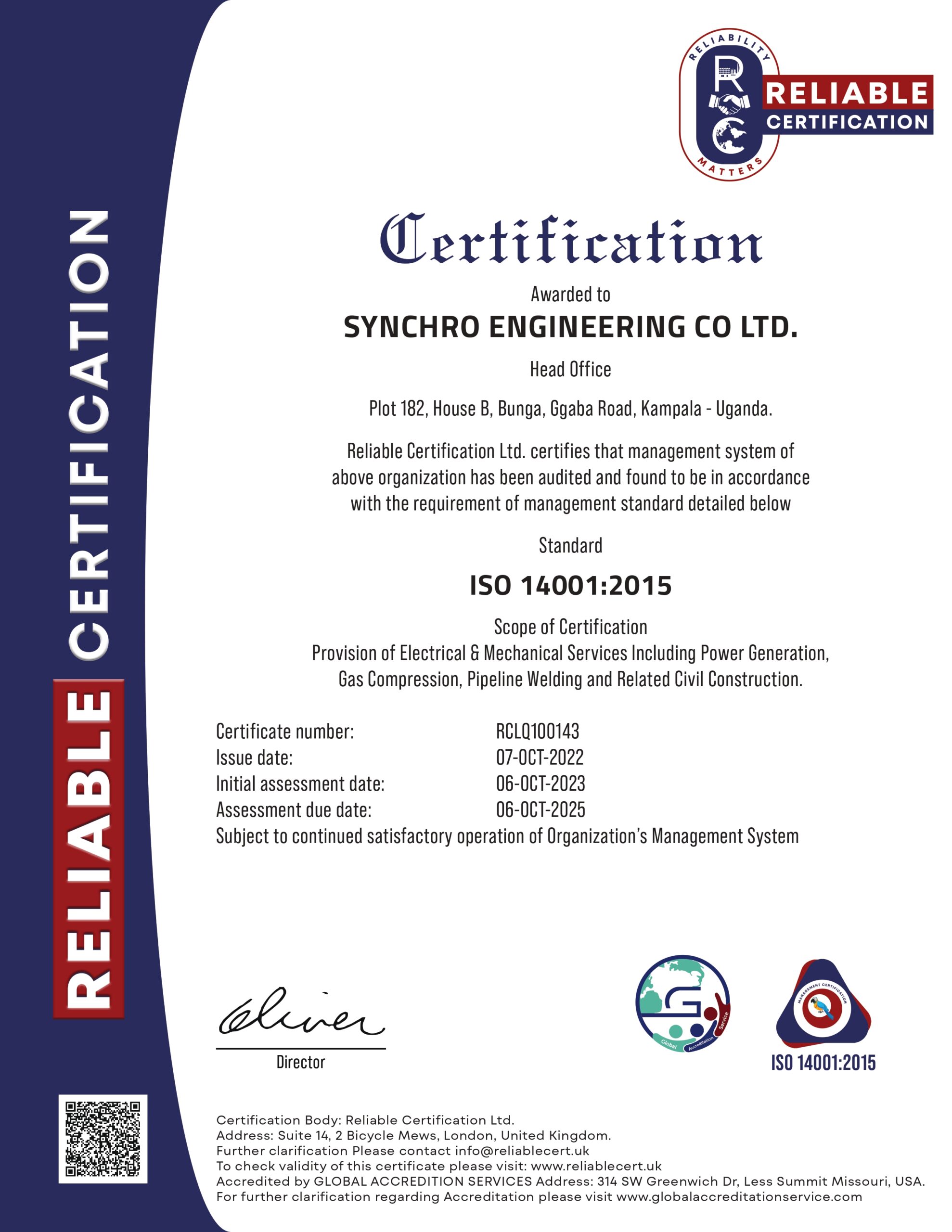 About Us - SYNCHRO Engineering Co. Ltd.
